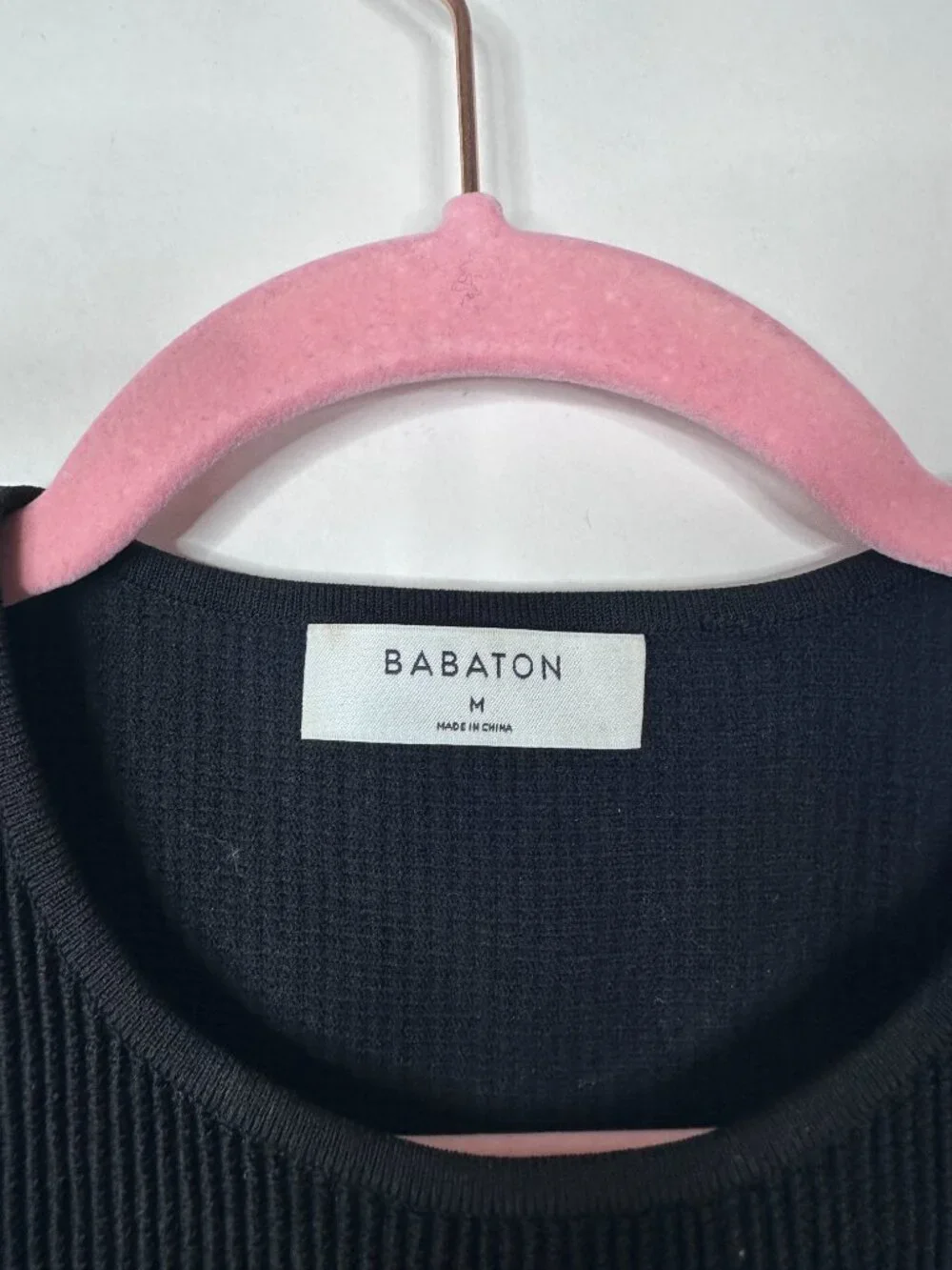 Aritizia Babaton Ribbed Tank Top Navy Medium #A1834 - Picture 4 of 7